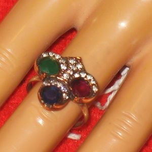 AMAZING TURKISH GEMSTONE RING SIZE 7